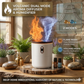 ZenAuraX Volcanic Flame Diffuser — Aroma & Mood Light