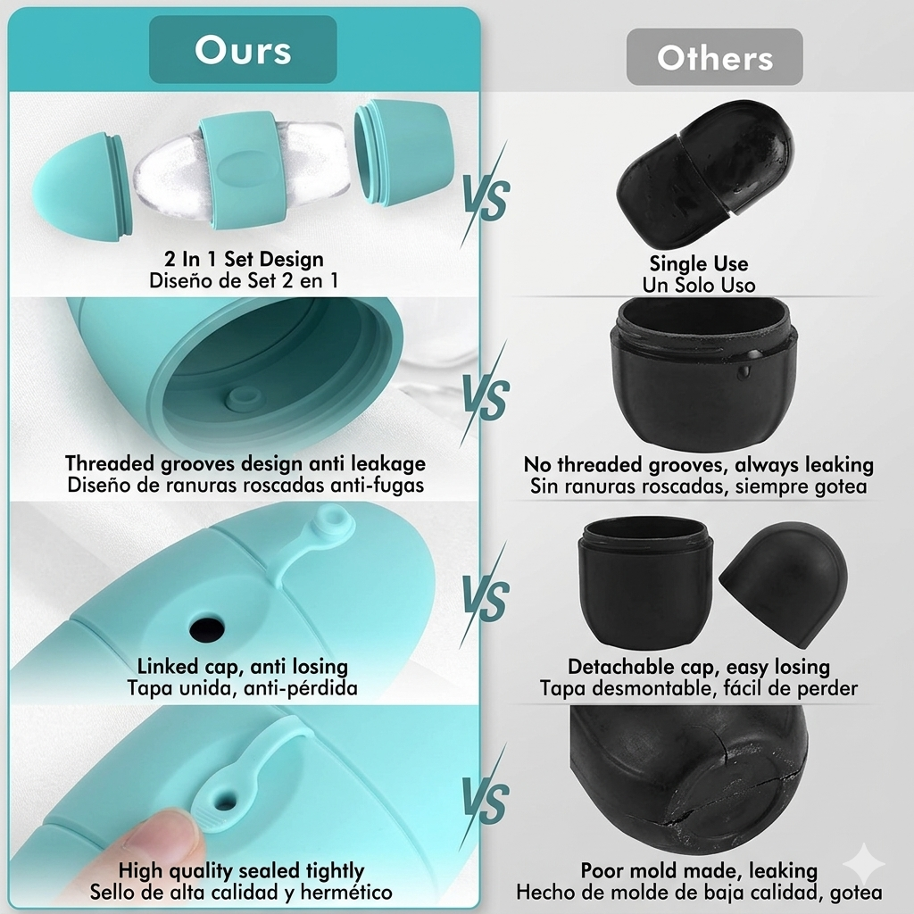 ZenAuraX Ice Face Roller — Cryo Facial Massager